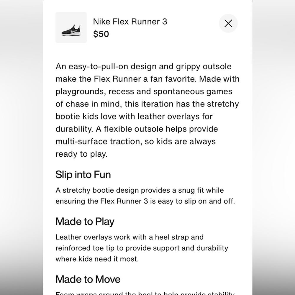 12C New Nike Flex Runner - Picture 10 of 11